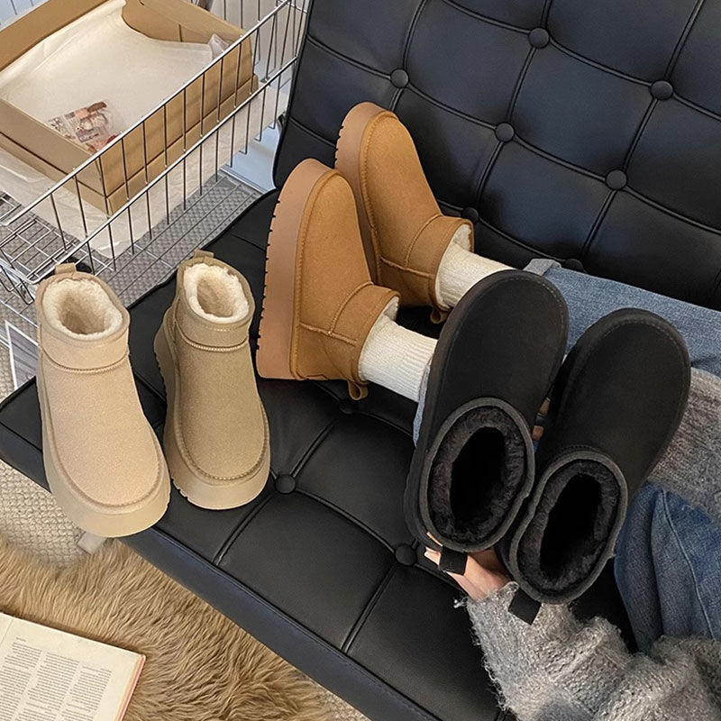 Women Shoes Size Chart - Women's Thick-Soled Snow Boots with Added