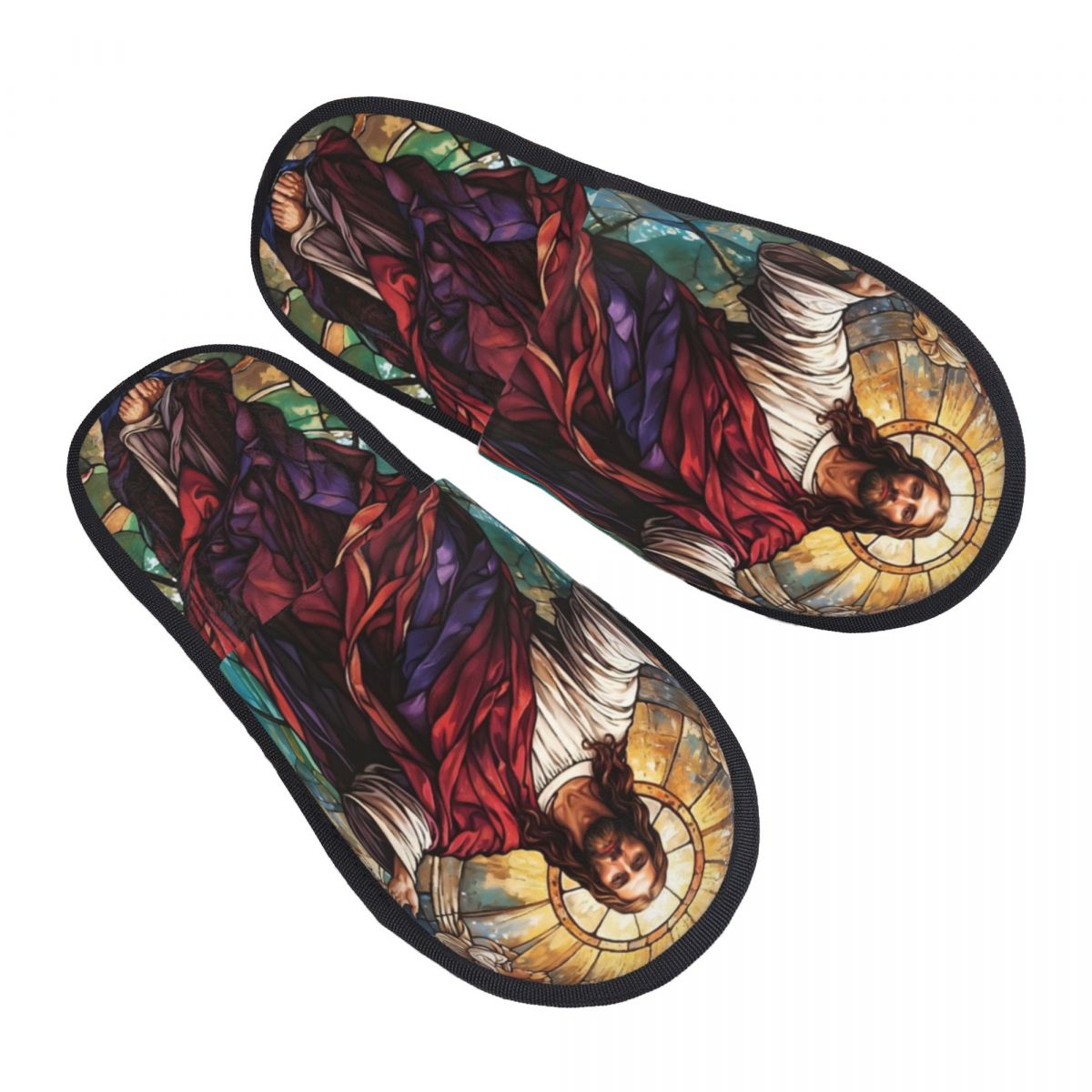Fluffy Fur Slipper - Lord Jesus Christ House Slippers Cozy
