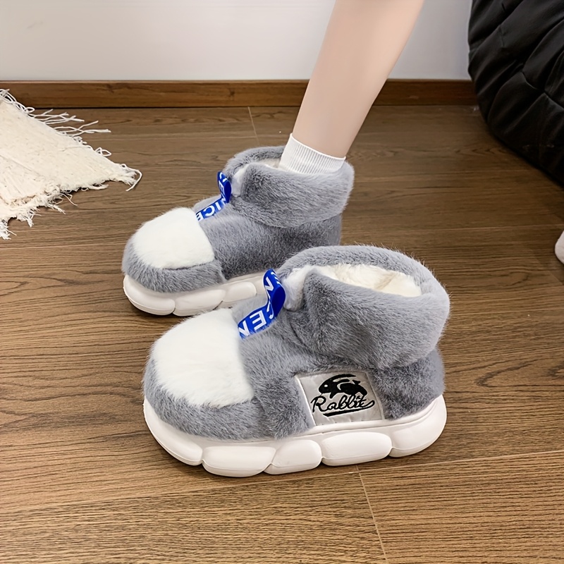 ZUOFU Unisex Fashion Color Blo - Fluffy Fur Slipper ulasan dan harga