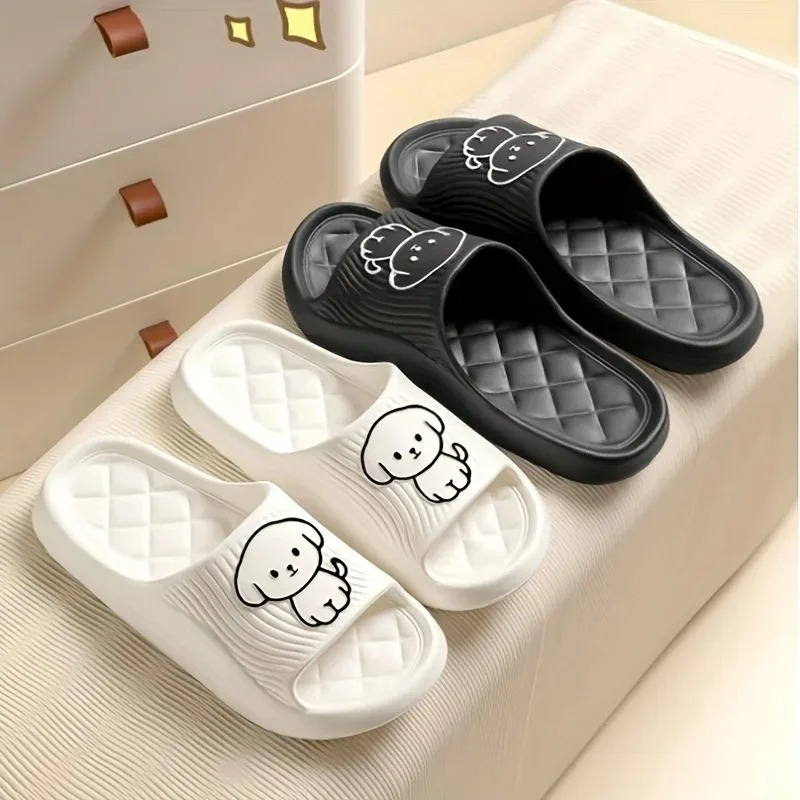 Cute Carton Slippers Bathroom  - Women Shoes Wedges ulasan dan harga