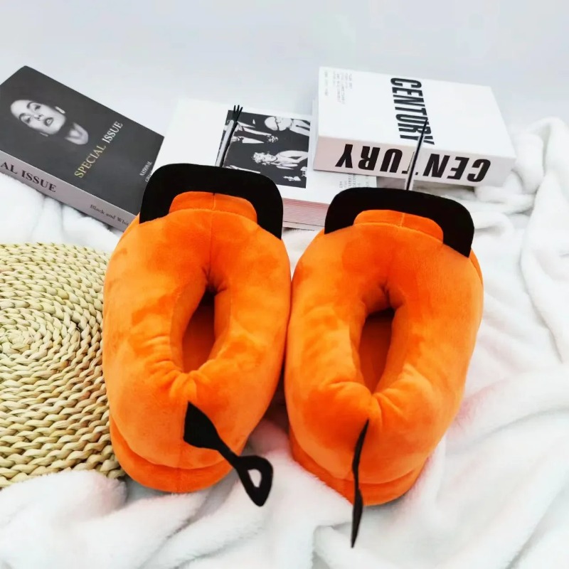 Anime Chainsaw Man Pochita Hou - Fluffy Fur Slipper ulasan dan harga