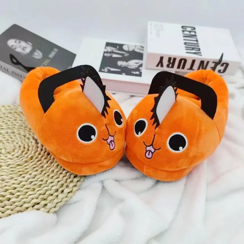 Anime Chainsaw Man Pochita Hou - Fluffy Fur Slipper ulasan dan harga