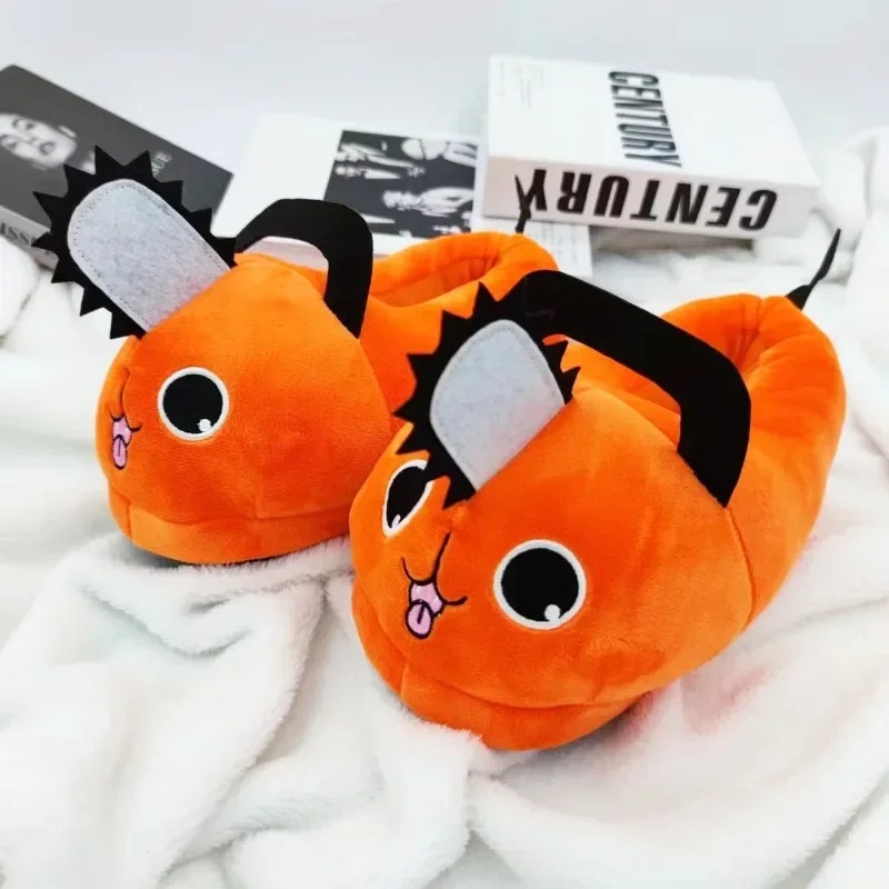Anime Chainsaw Man Pochita Hou - Fluffy Fur Slipper ulasan dan harga