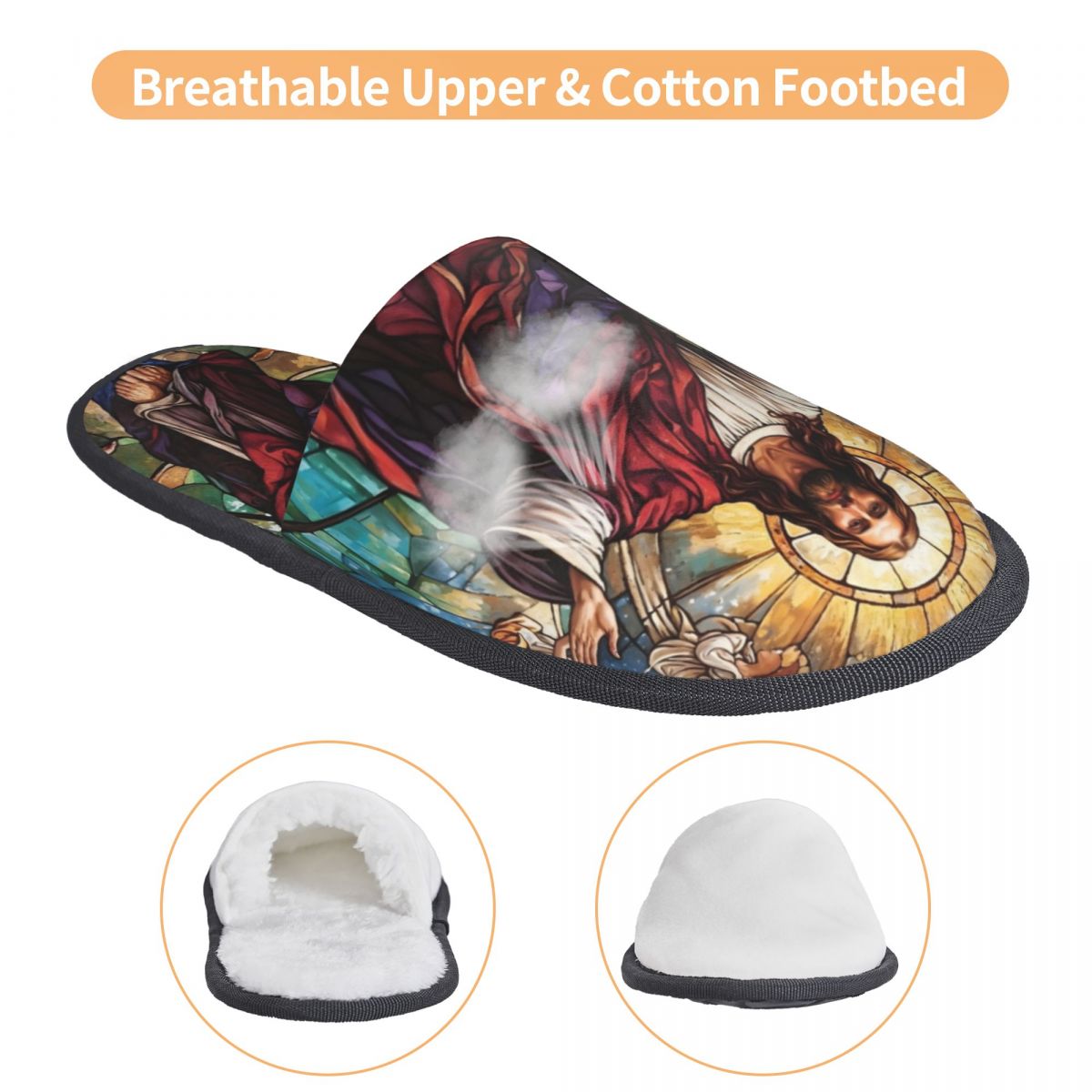 Lord Jesus Christ House Slippe - Fluffy Fur Slipper ulasan dan harga