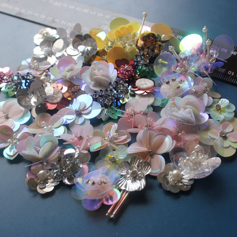 20PCS/Pack Random Sequins Flow - Women Shoes Jeans ulasan dan harga