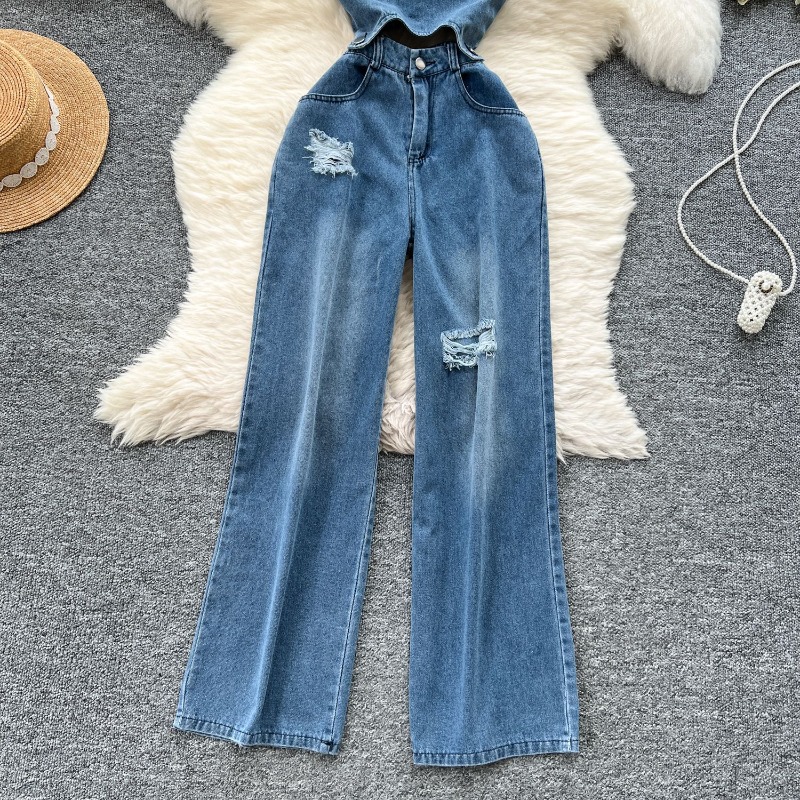 Denim Jumpsuits Women One Piec - Women Shoes Jeans ulasan dan harga