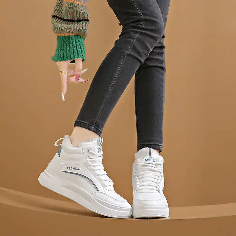 High-top Lace-up Luxury Vulcan - Women'S Shoes To Buy ulasan dan harga