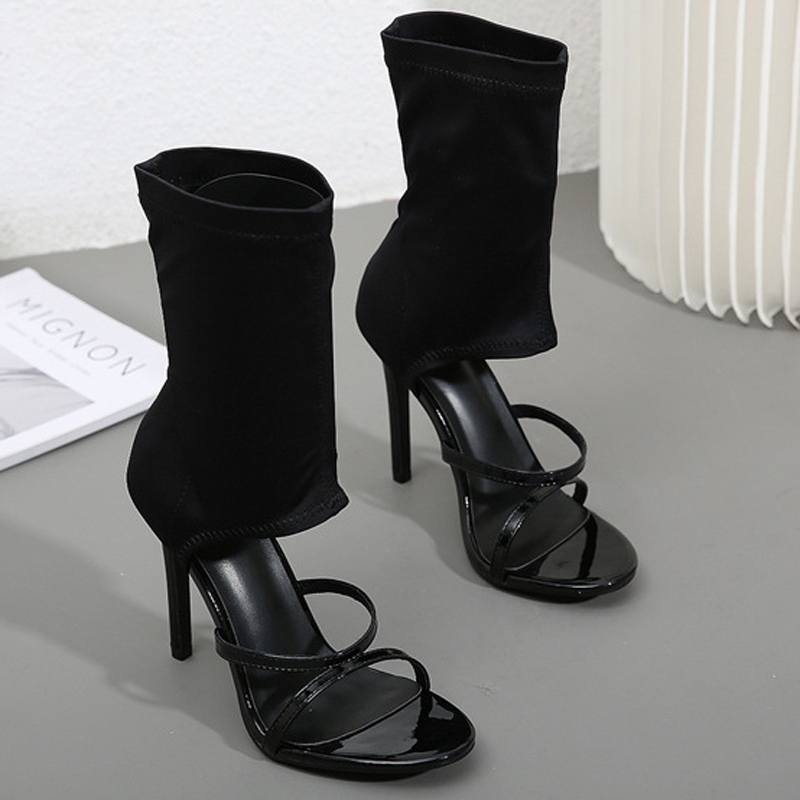 Summer Fashion Open Toe Slip-O - Women Shoes Boots ulasan dan harga