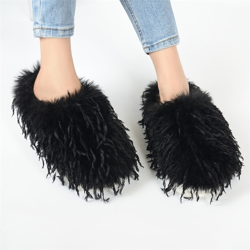 Winter Women's Slippers Fluffy - Fluffy Fur Slipper ulasan dan harga