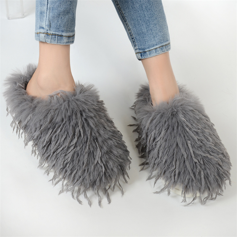 Winter Women's Slippers Fluffy - Fluffy Fur Slipper ulasan dan harga