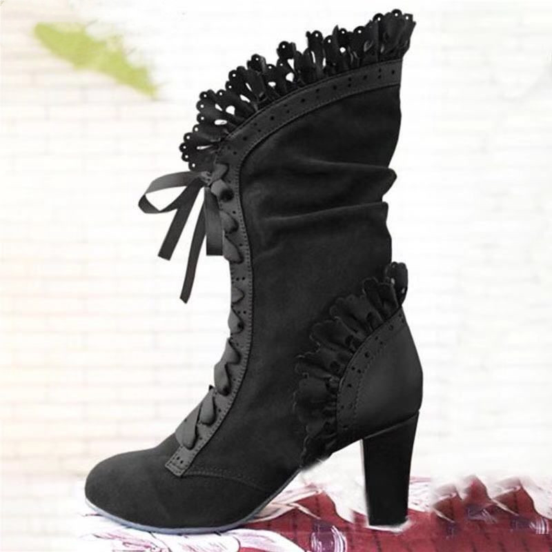 Women Lace Women's High Heel M - Women Shoes Jeans ulasan dan harga