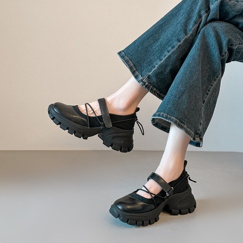 New Retro Ballet Mary Jane Sho - Women Shoes Wedges ulasan dan harga