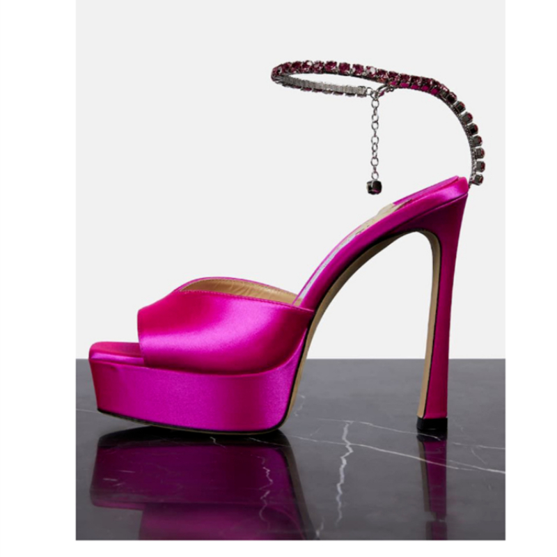 Colorful Chain Water Diamond S - Women Shoes Branded ulasan dan harga
