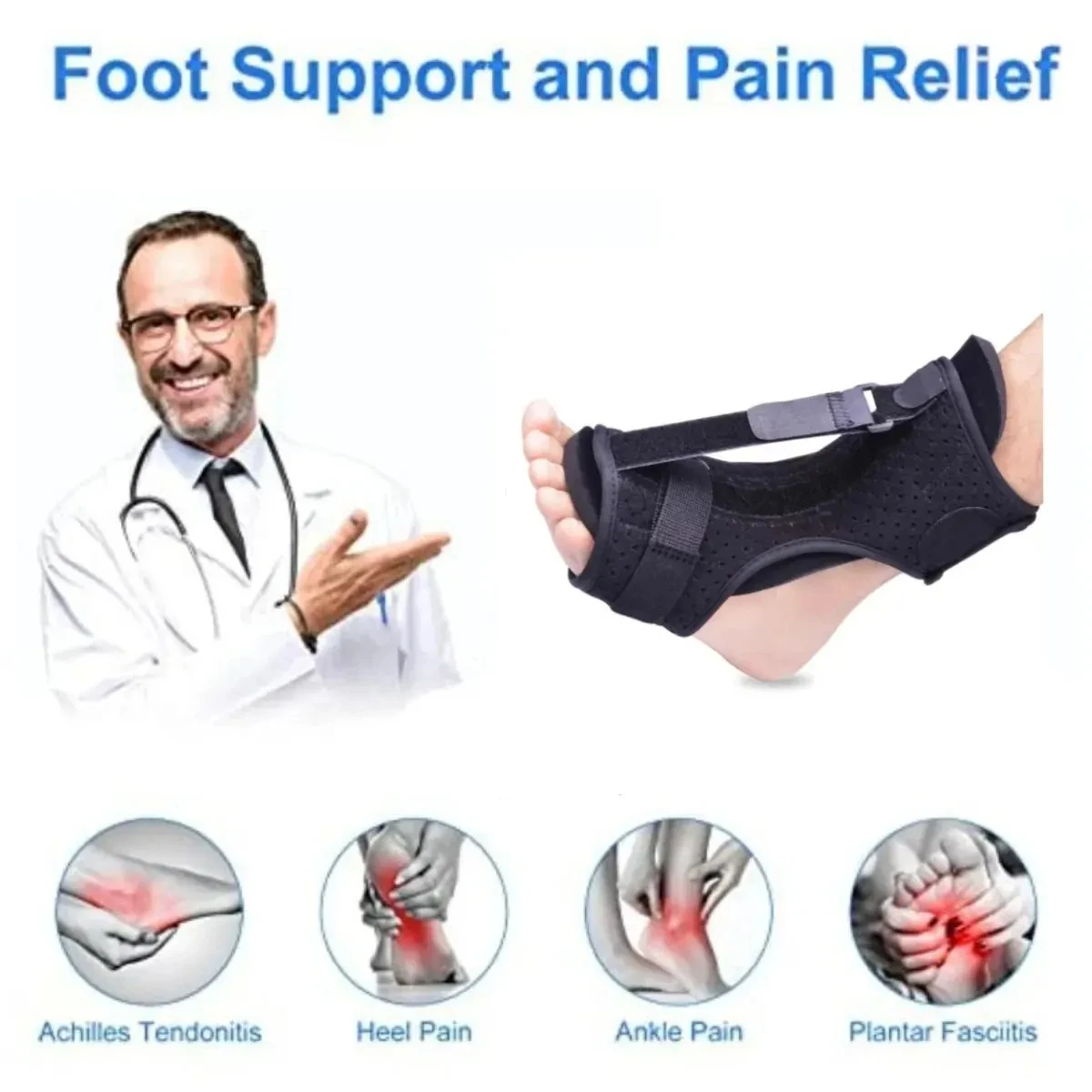1PC Plantar Fasciitis Night Sp - Women'S Shoes With Plantar Fasciitis ulasan dan harga