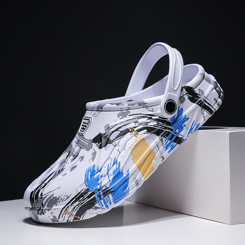 Men's Summer Camouflage Graffi - Women'S Shoes Crocs ulasan dan harga