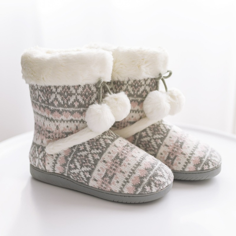 Plush Slippers Boots for Women - Women Shoes Boots ulasan dan harga