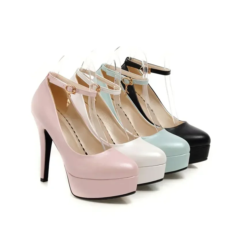 Big Size White Pink Wedding Pa - Women'S Shoes Navy Blue ulasan dan harga