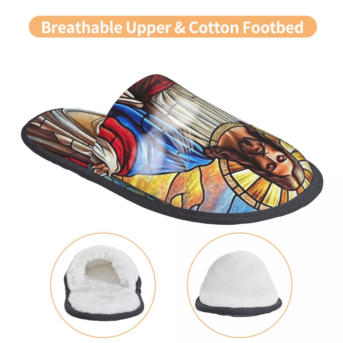 The Savior Jesus Christ House  - Fluffy Fur Slipper ulasan dan harga