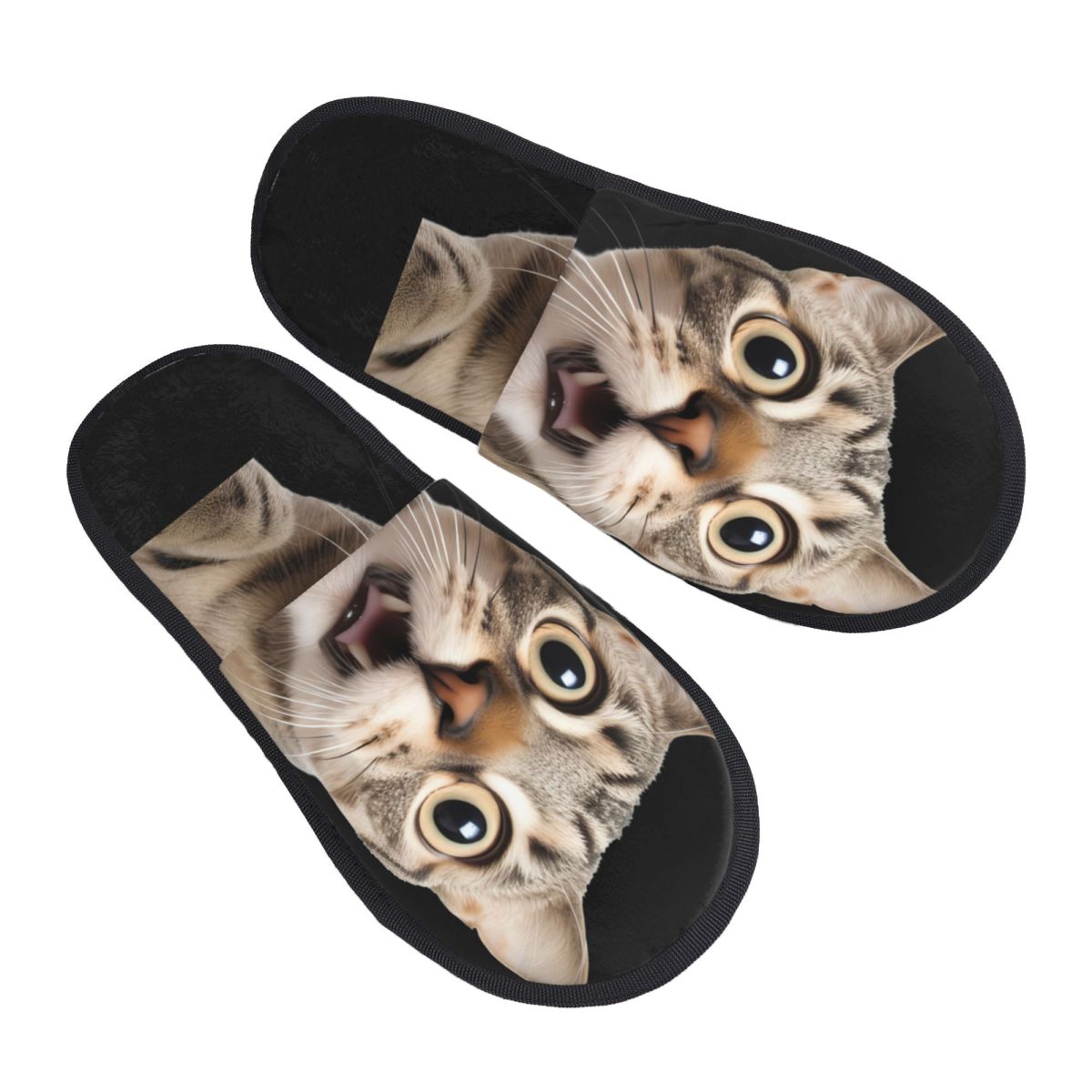 Cute Cat House Slippers Cozy W - Fluffy Fur Slipper ulasan dan harga