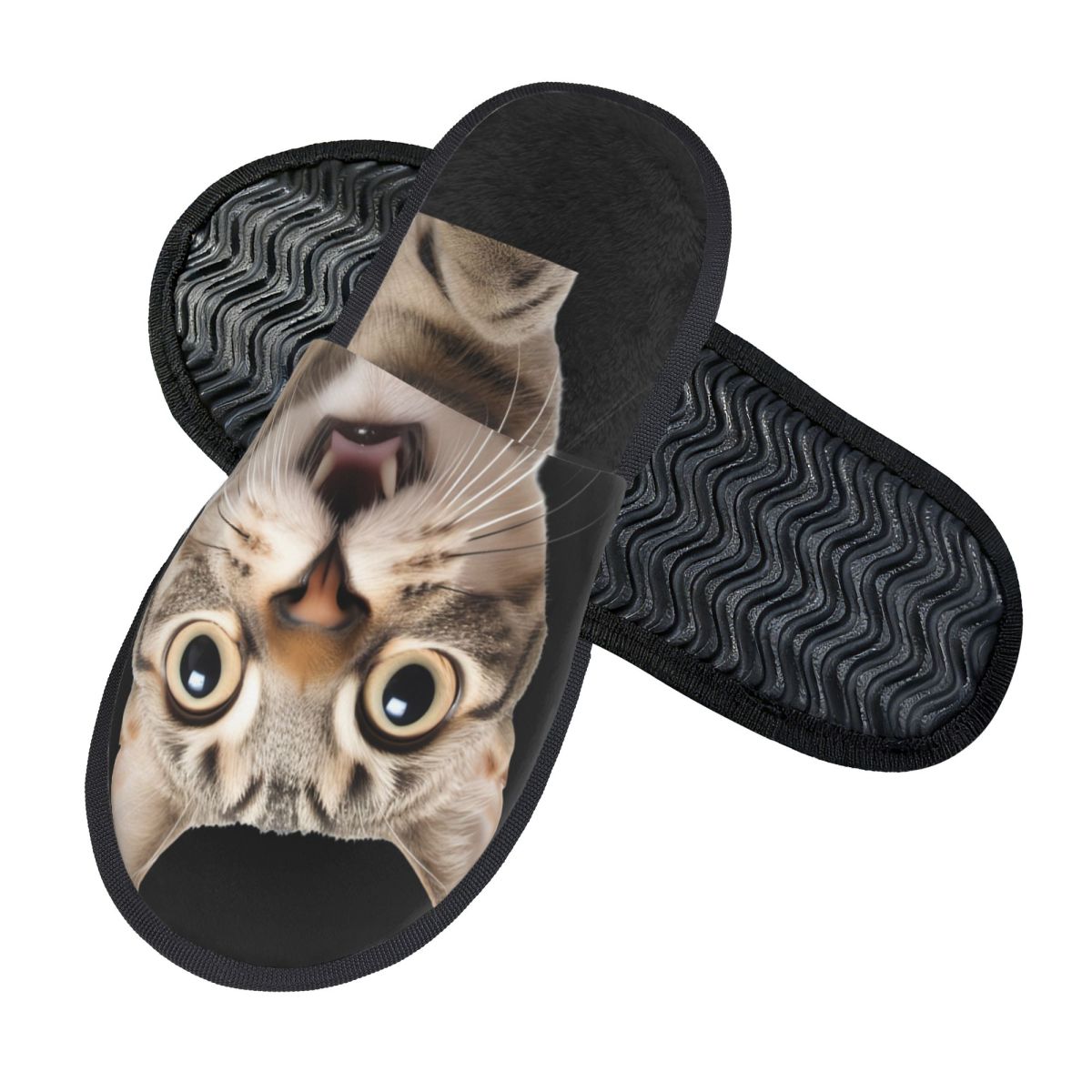 Cute Cat House Slippers Cozy W - Fluffy Fur Slipper ulasan dan harga