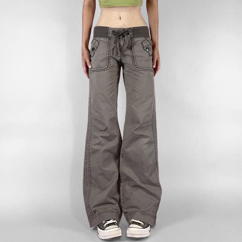 Vintage Low Drawstring Waist J - Women Shoes Jeans ulasan dan harga