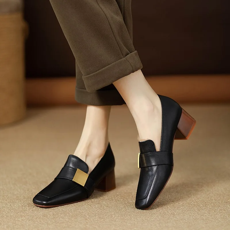 women Fashion Leather Pumps El - Women Shoes Jeans ulasan dan harga