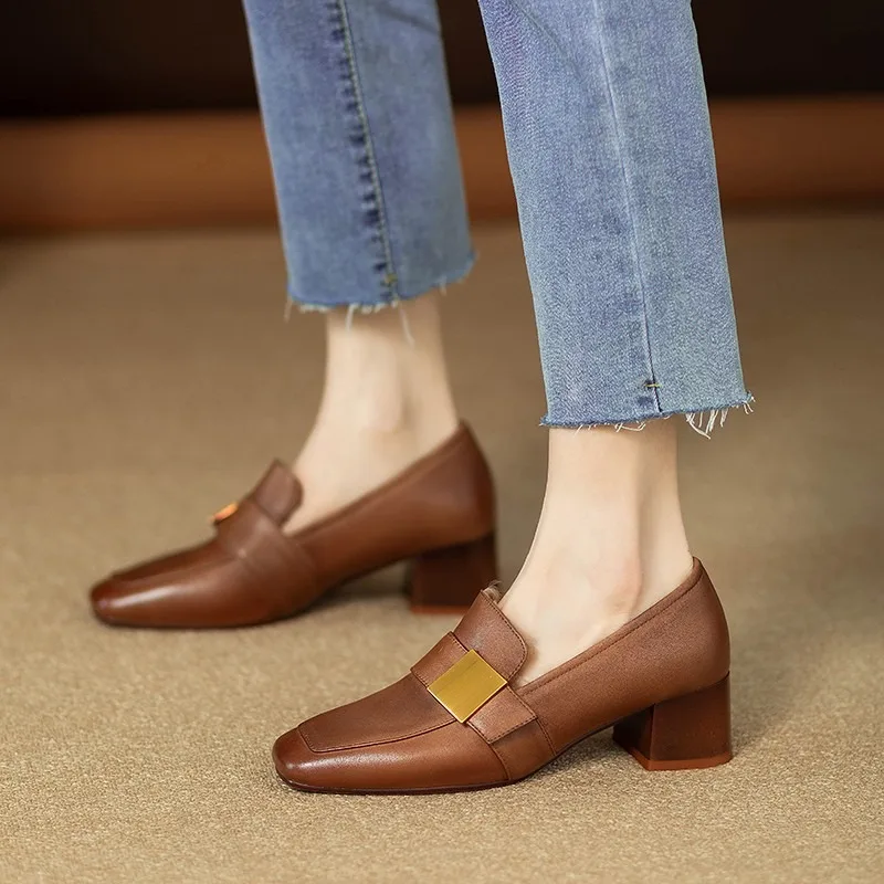 women Fashion Leather Pumps El - Women Shoes Jeans ulasan dan harga