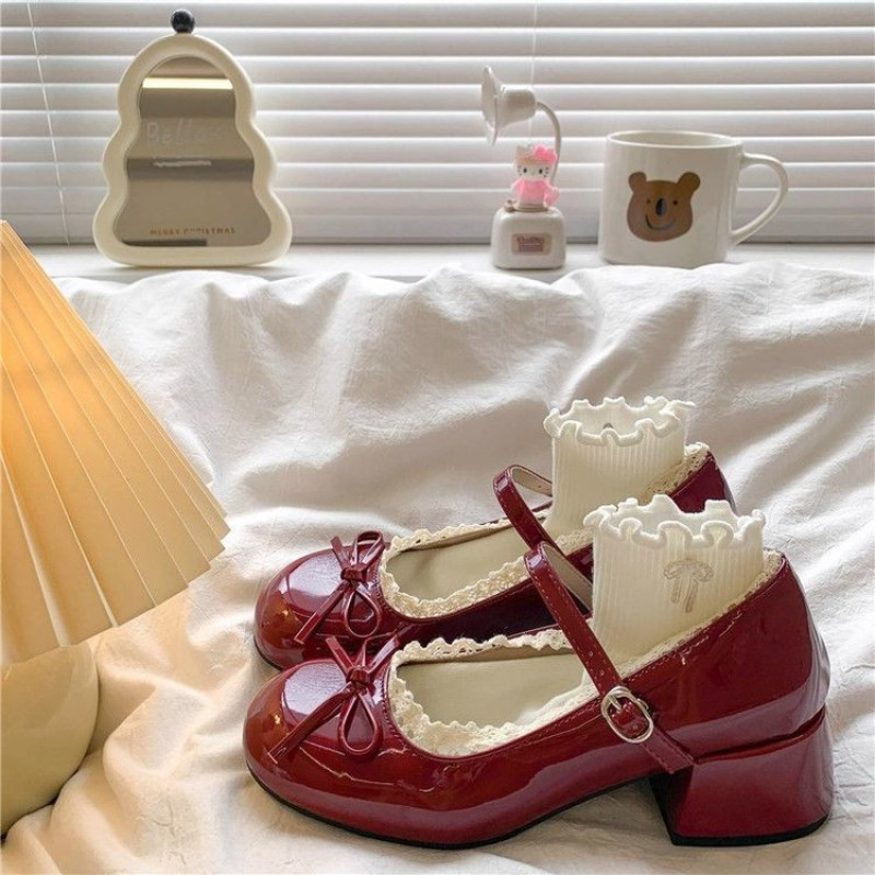 2026 Spring New Women's High-E - Women'S Shoes Burgundy ulasan dan harga