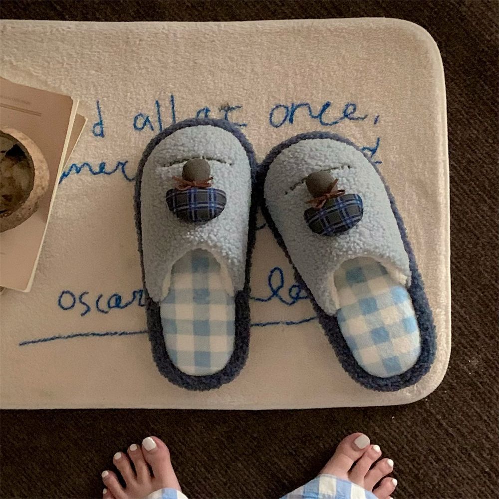 Women's Mushroom Slippers Wome - Fluffy Fur Slipper ulasan dan harga