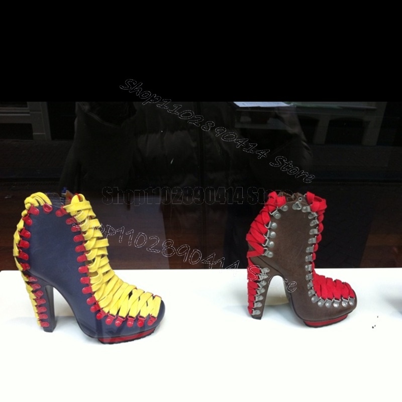 Yellow Strappy Blue Suede Squa - Women'S Shoes Navy Blue ulasan dan harga