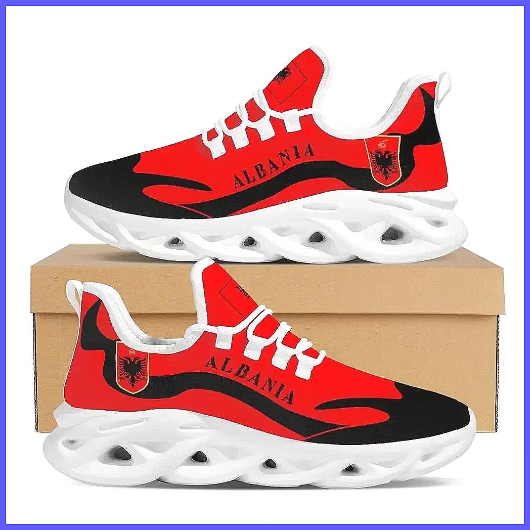 Albania Flag Mesh Sneakers, Bl - Women'S Shoes Hike ulasan dan harga
