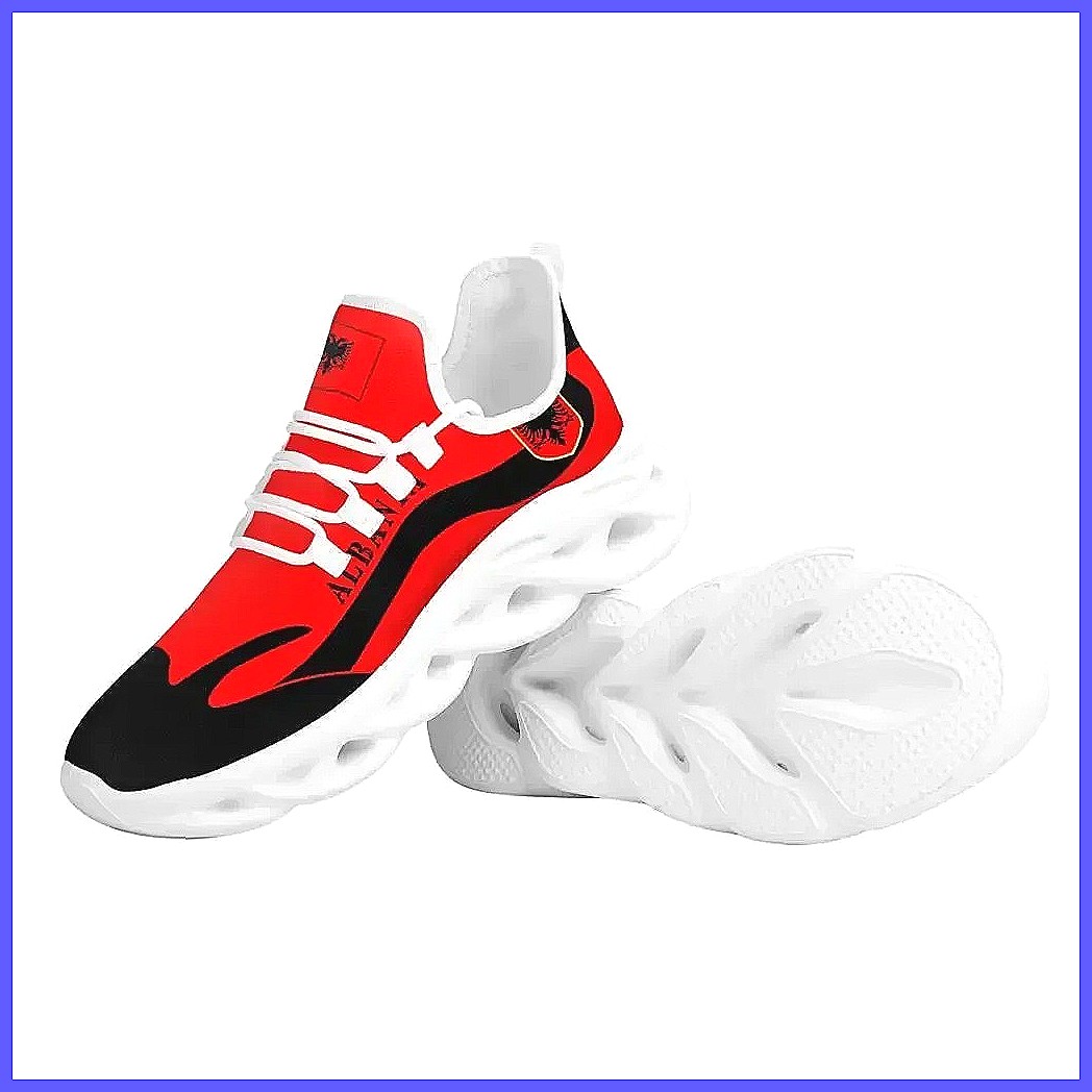 Albania Flag Mesh Sneakers, Bl - Women'S Shoes Hike ulasan dan harga