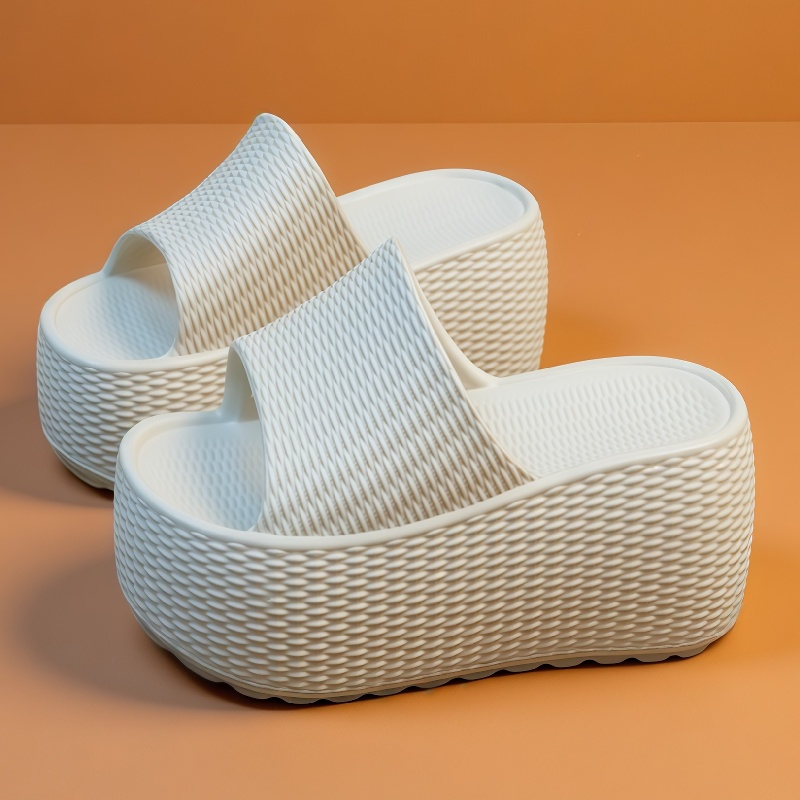 New Textured Weave Platform Sl - Women Shoes Wedges ulasan dan harga
