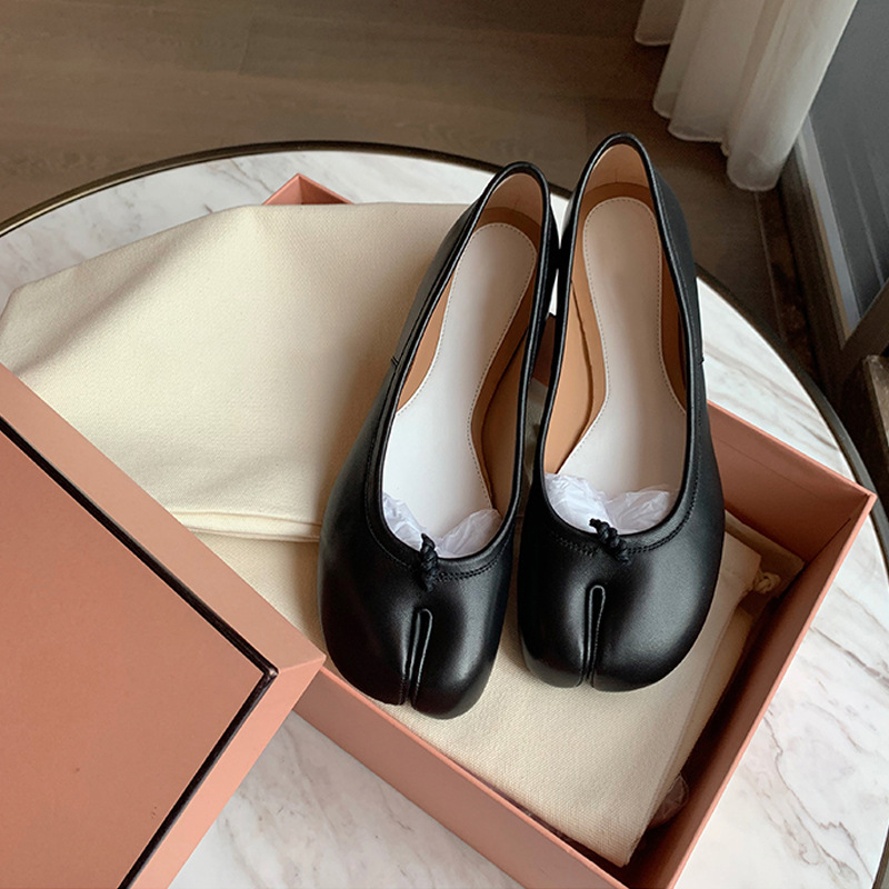 Women's Vintage Split Toe Mary - Women Shoes Wedges ulasan dan harga