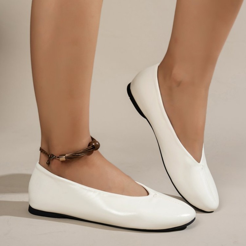 Comfort Round Toe Shallow Shoe - Women Shoes Wedges ulasan dan harga