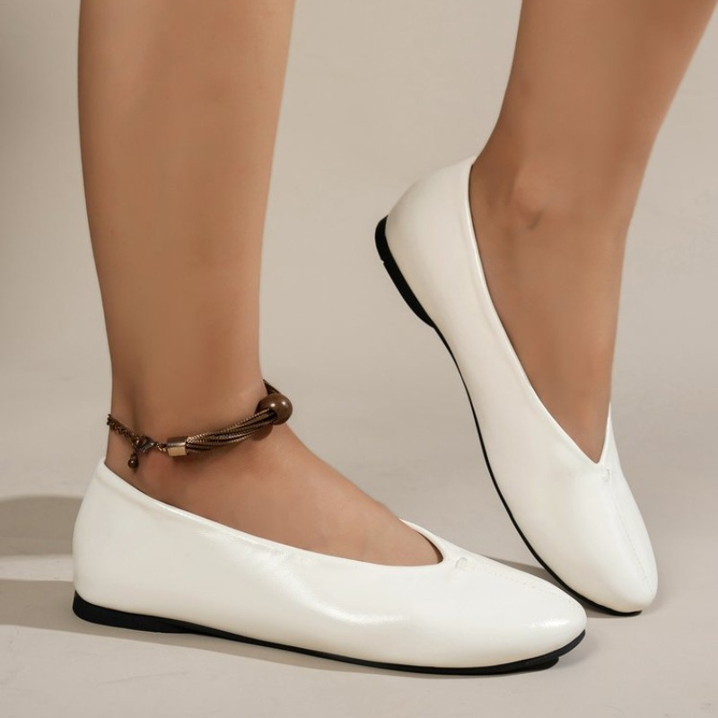 Comfort Round Toe Shallow Shoe - Women Shoes Wedges ulasan dan harga