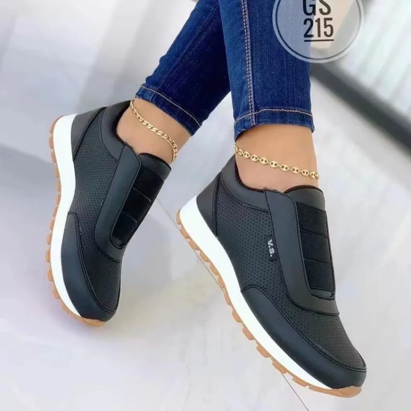 Women's Casual Slip on Sneaker - Women'S Shoes Navy Blue ulasan dan harga