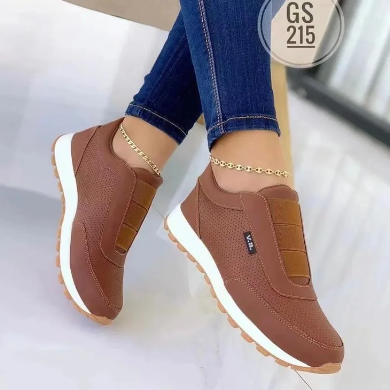 Women's Casual Slip on Sneaker - Women'S Shoes Navy Blue ulasan dan harga