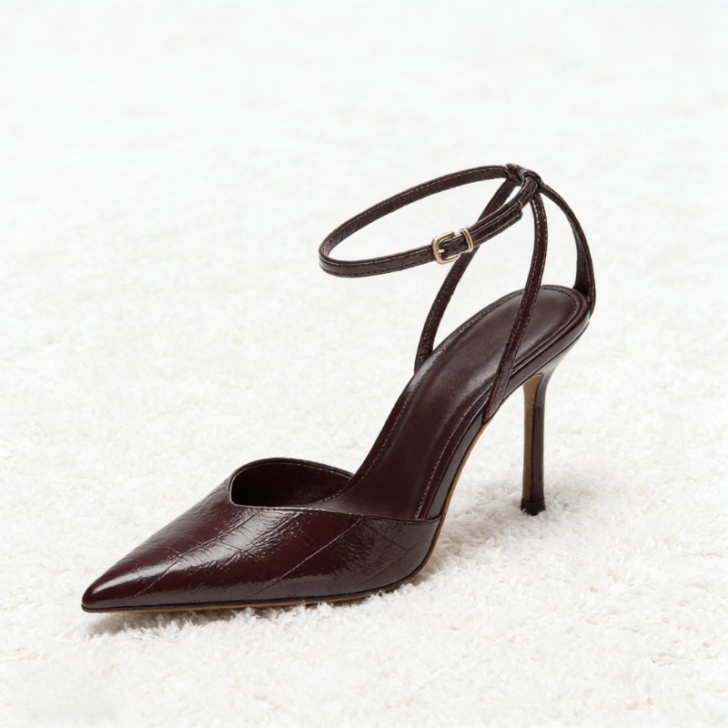 Designer Burgundy Red Ankle St - Women'S Shoes Burgundy ulasan dan harga