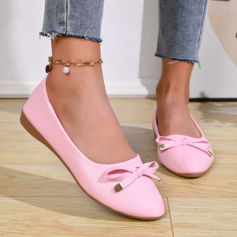 Bow Shallow Mouth Soft Sole Co - Women Shoes Wedges ulasan dan harga