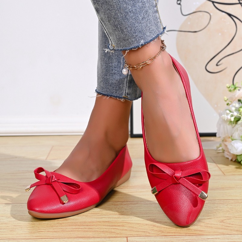 Bow Shallow Mouth Soft Sole Co - Women Shoes Wedges ulasan dan harga