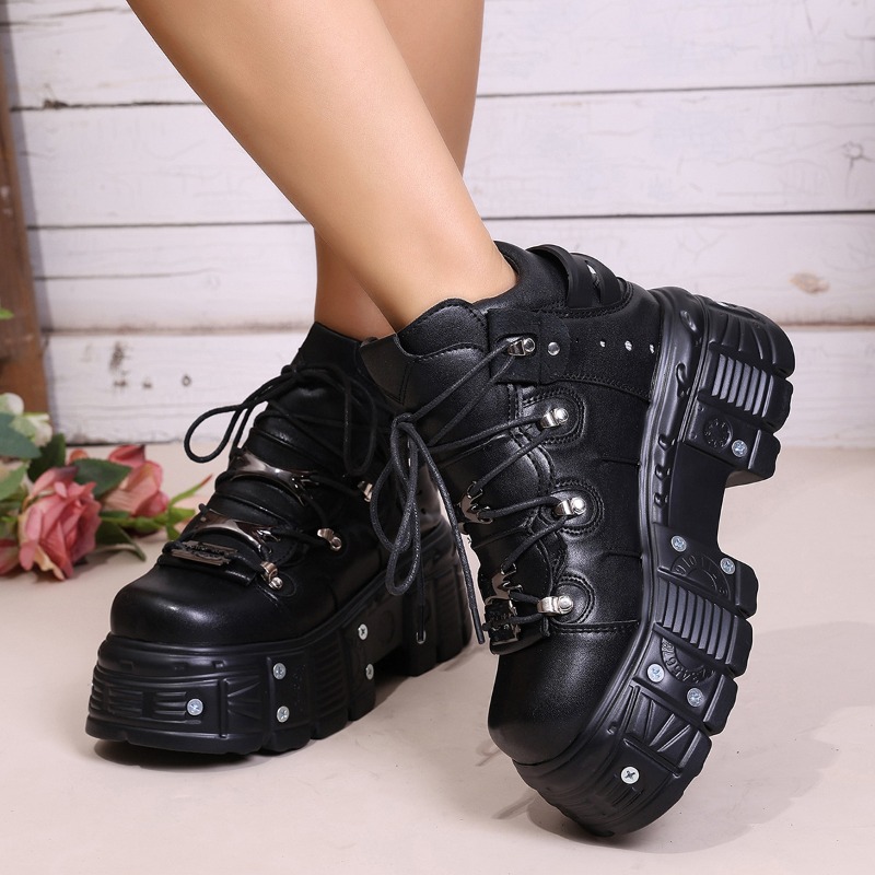 New Women Shoes Punk Style Lac - Women Shoes Size Chart ulasan dan harga