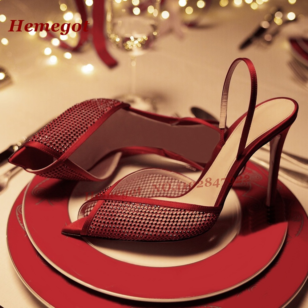 Women's Burgundy Satin Mesh Sl - Women'S Shoes Burgundy ulasan dan harga