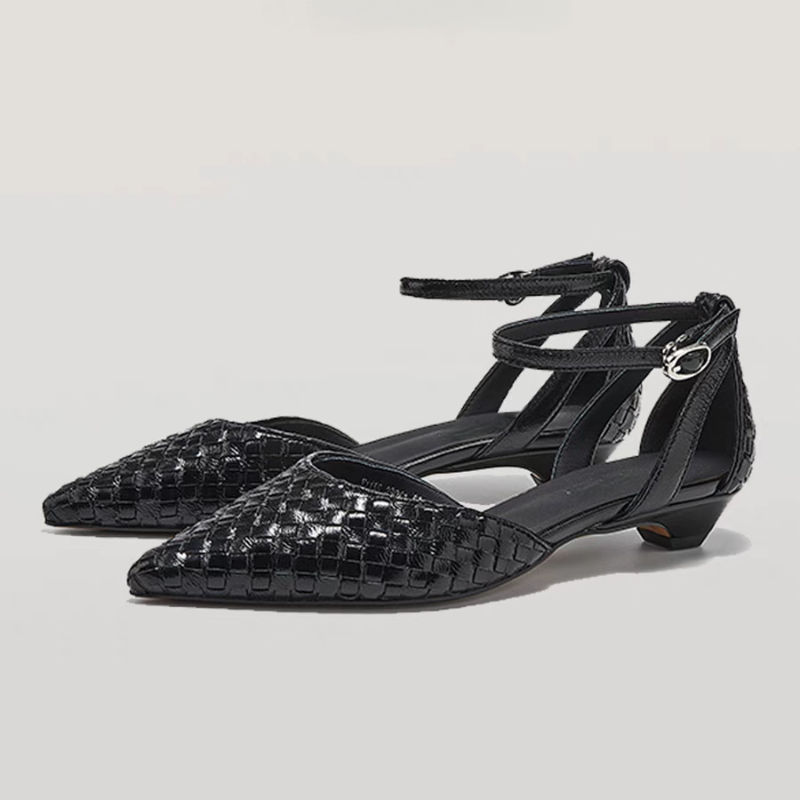 Pointed Toe Low Heels Women El - Women Shoes Branded ulasan dan harga